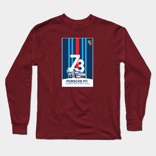 Porche Targa 911 Long Sleeve T-Shirt by thempes